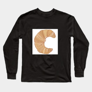 French Croissant Long Sleeve T-Shirt